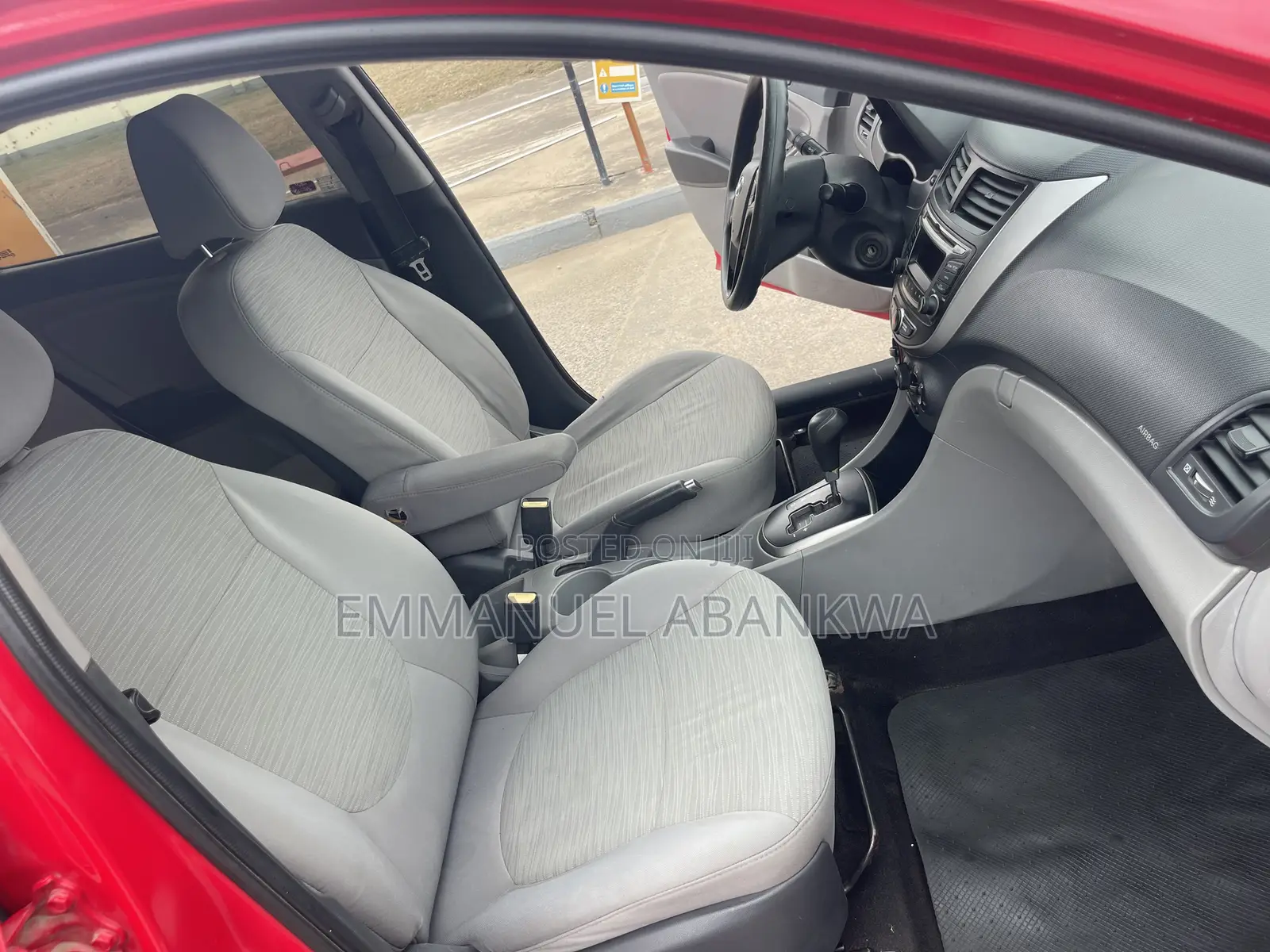 Hyundai Accent 2015 Red