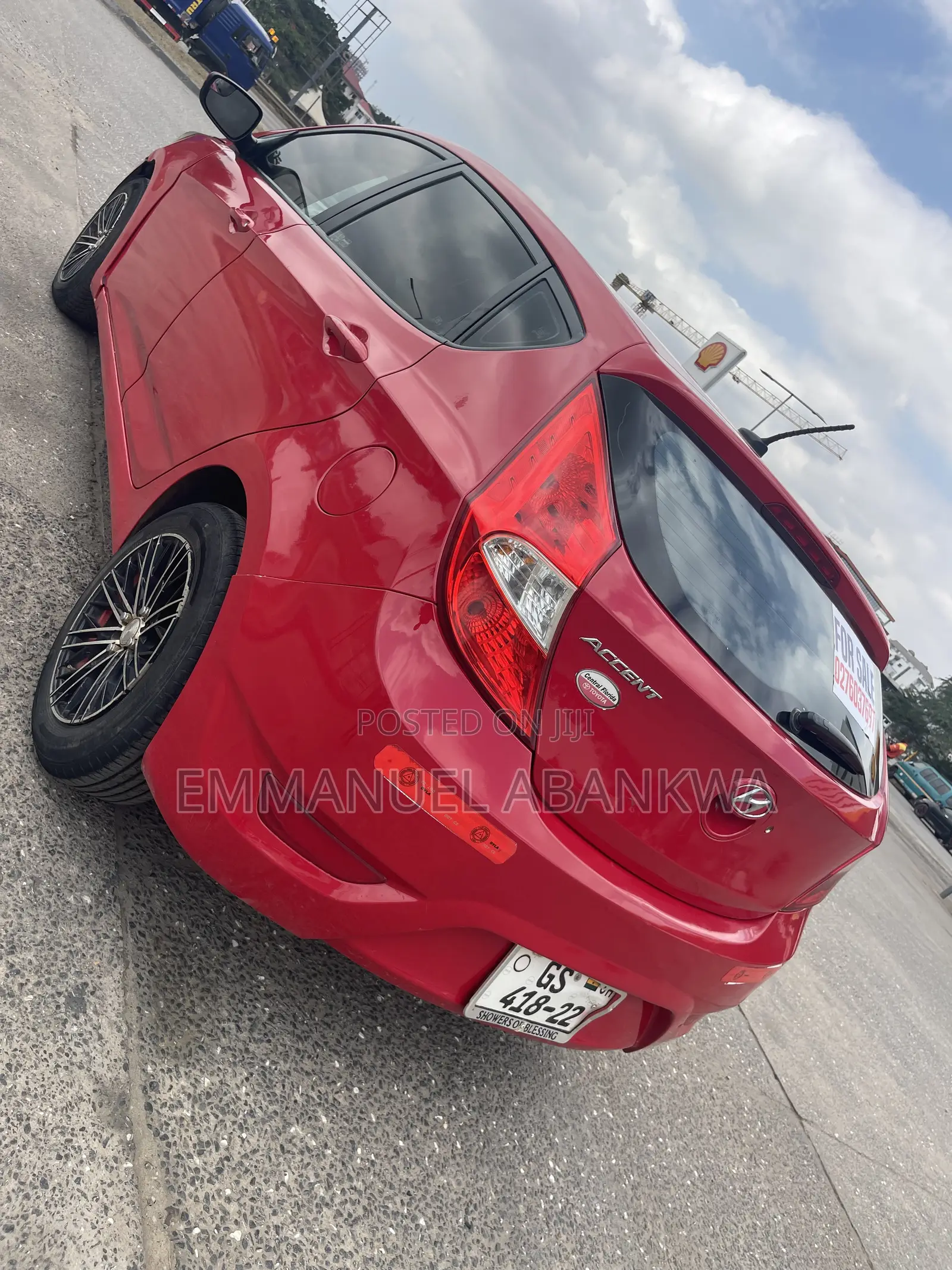 Hyundai Accent 2015 Red