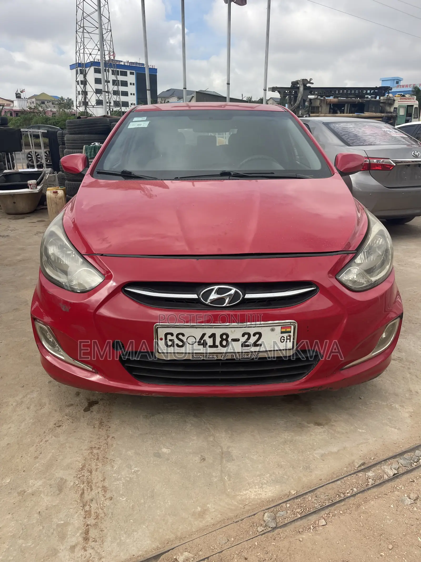 Hyundai Accent 2015 Red