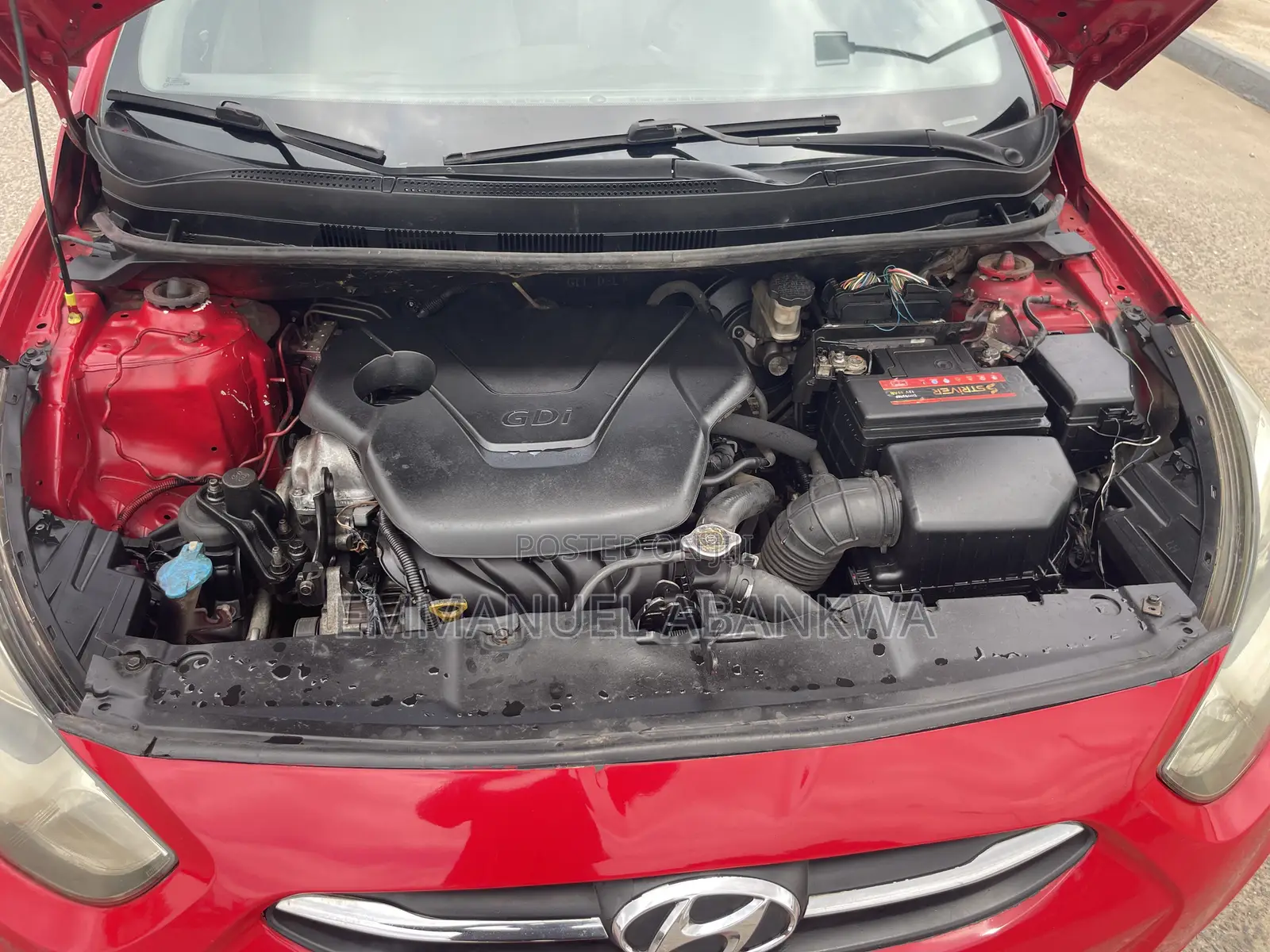 Hyundai Accent 2015 Red