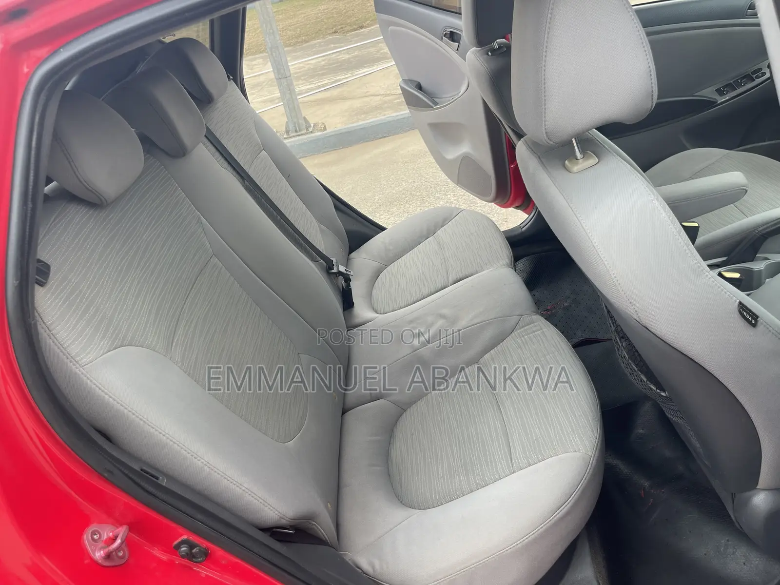 Hyundai Accent 2015 Red
