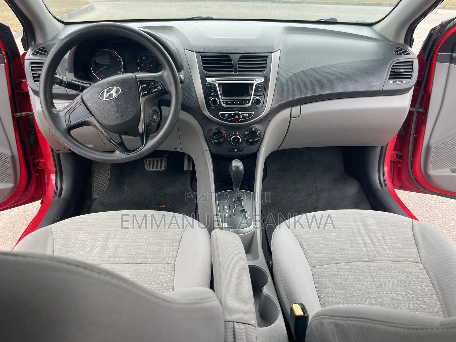 Hyundai Accent 2015 Red