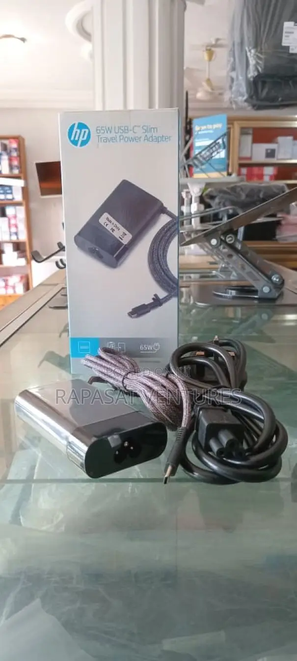 Original HP 20v 3.25a 65w Type C Adapter (HP Packaging)