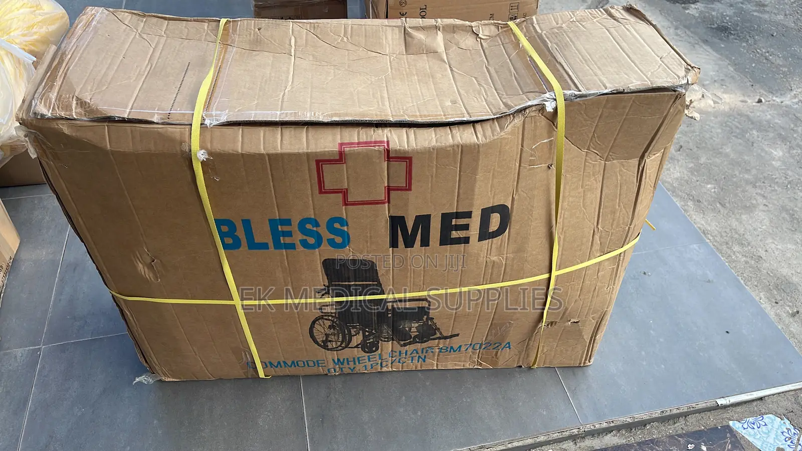 Commode WheelChair (Long Back)