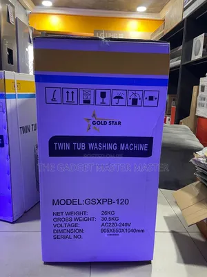 Gold Star GSXPB-120 Twin Tub 26KG Top Load Washing Machine