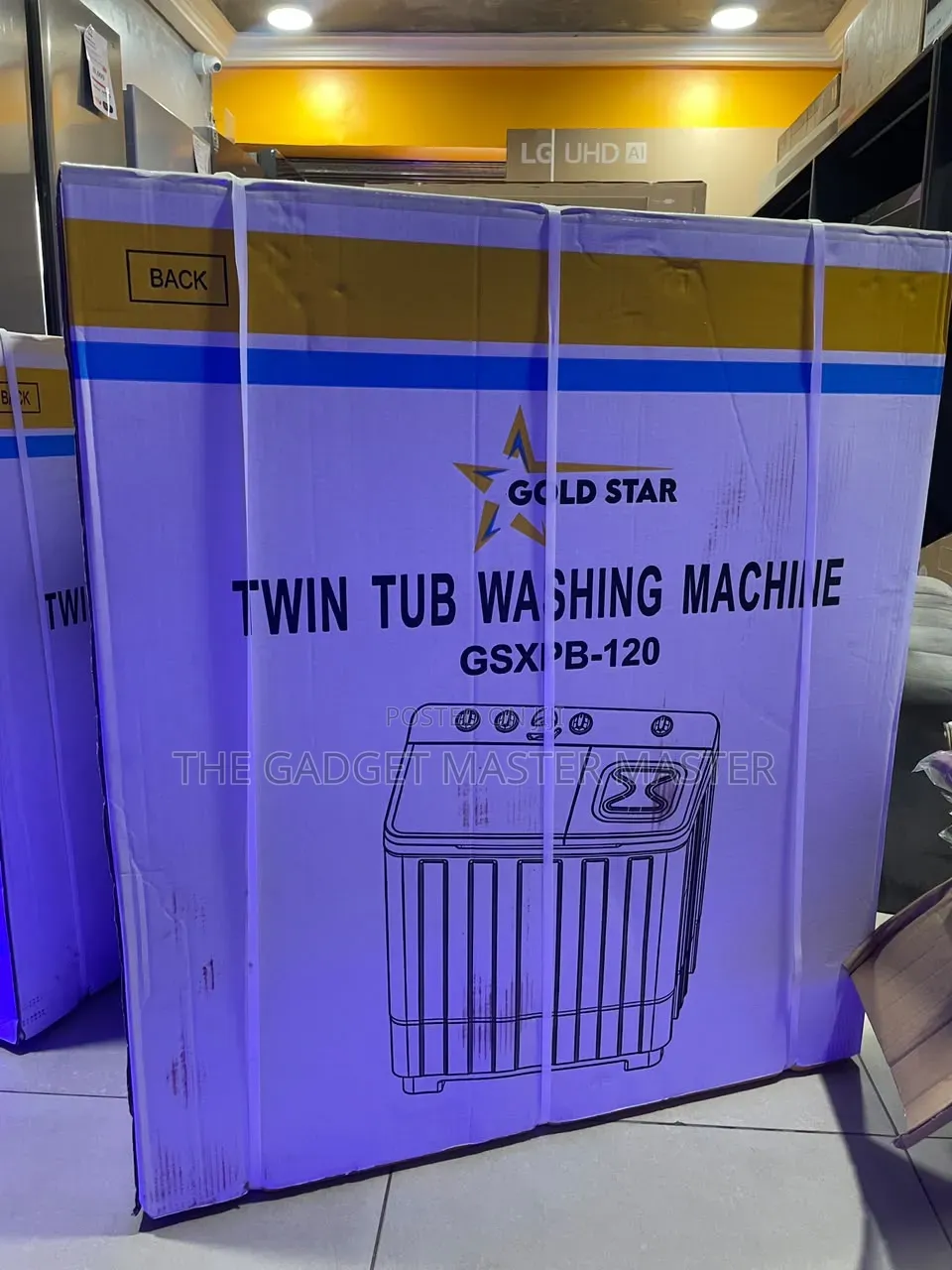Gold Star GSXPB-120 Twin Tub 26KG Top Load Washing Machine