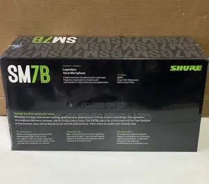 Shure SM7B Cardioid Dynamic Legendary Vocal Microphone