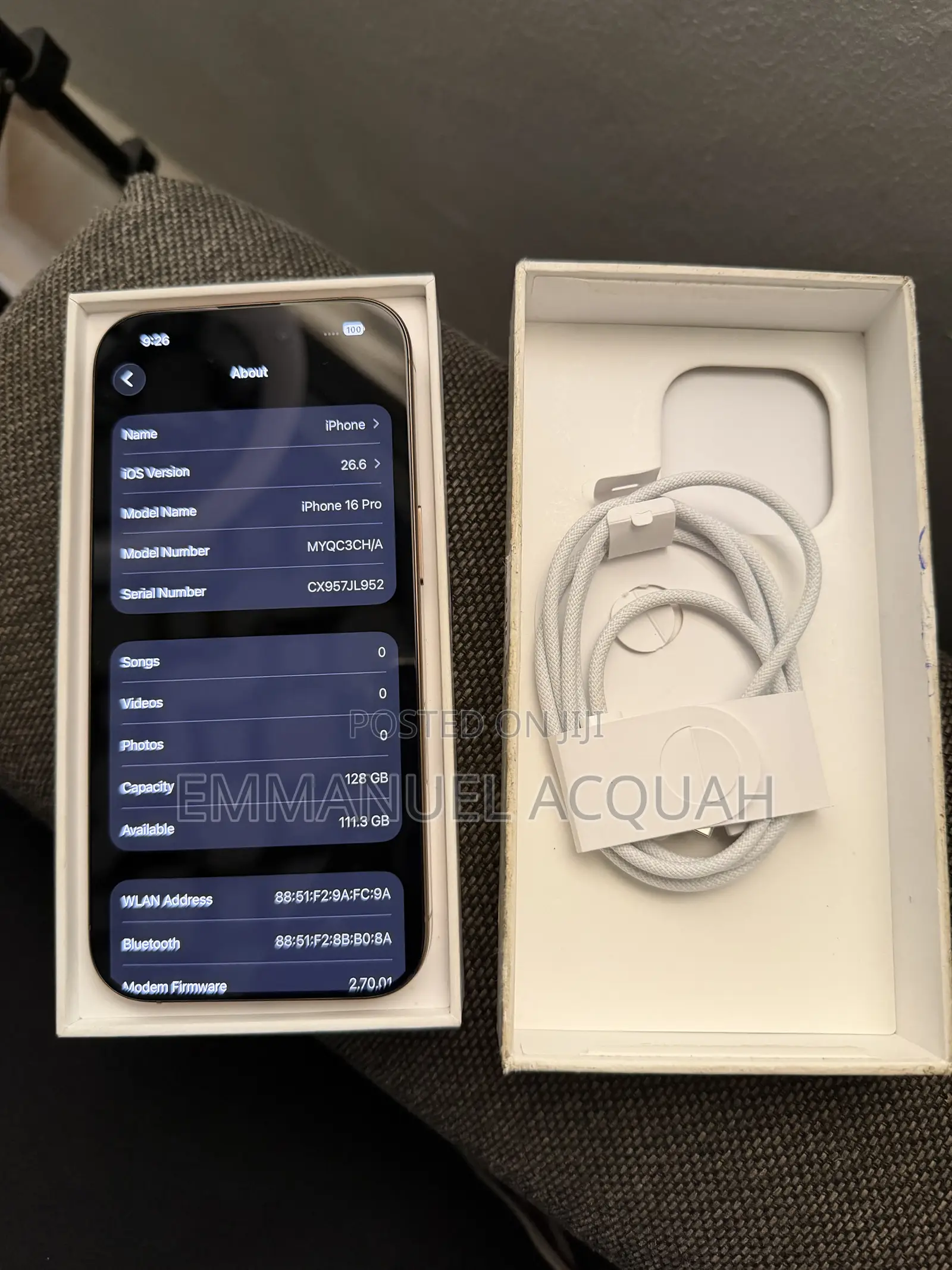 Apple iPhone 16 Pro 128 GB Rose Gold