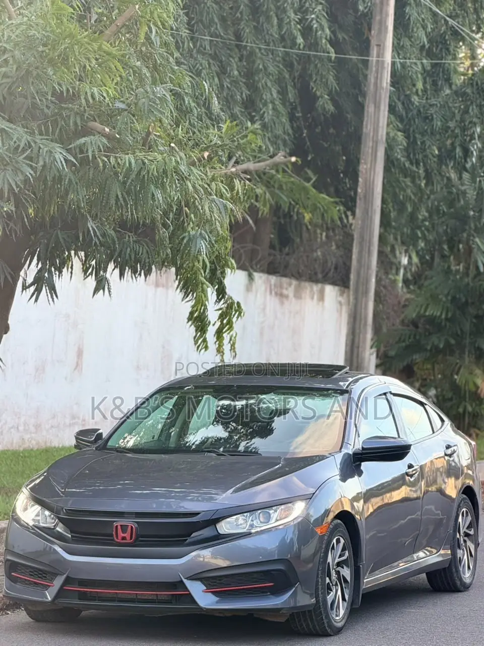 Honda Civic EX 4dr Sedan (1.5L 4cyl) 2016 Gray