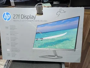 HP M27f Monitor, 27" Screen, Full HD IPS, 75Hz, 5ms, VGA, 2 HDMI