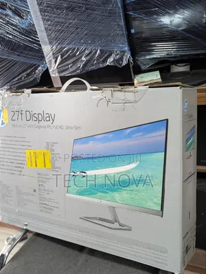 HP M27f Monitor, 27" Screen, Full HD IPS, 75Hz, 5ms, VGA, 2 HDMI