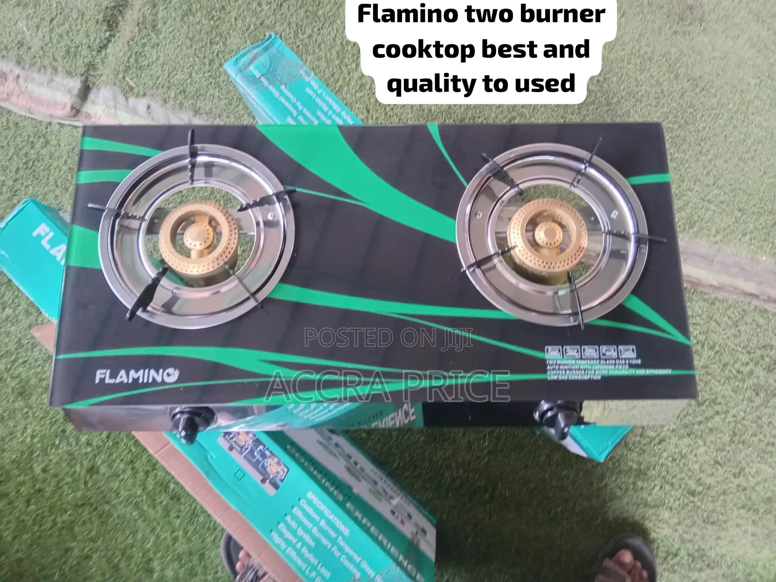 Premium Flamino Double Gas Burner – Quality Cooking Stove
