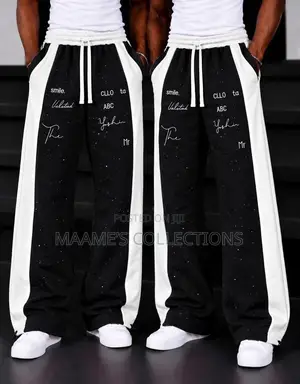 Men’s Wide-Leg Track Pants / Joggers