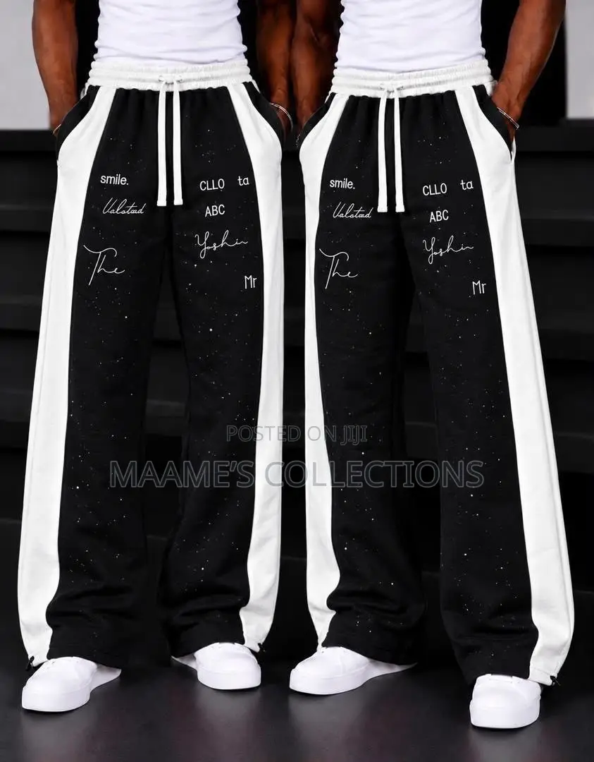 Men’s Wide-Leg Track Pants / Joggers