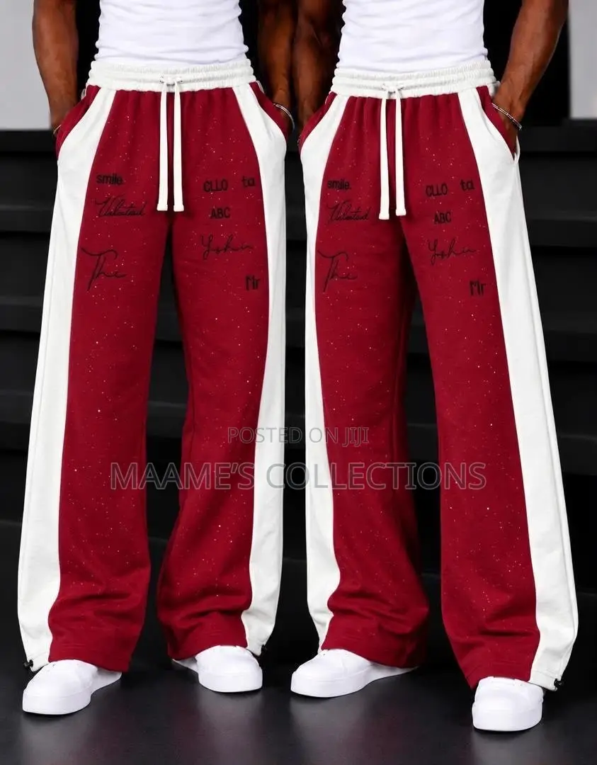 Men’s Wide-Leg Track Pants / Joggers