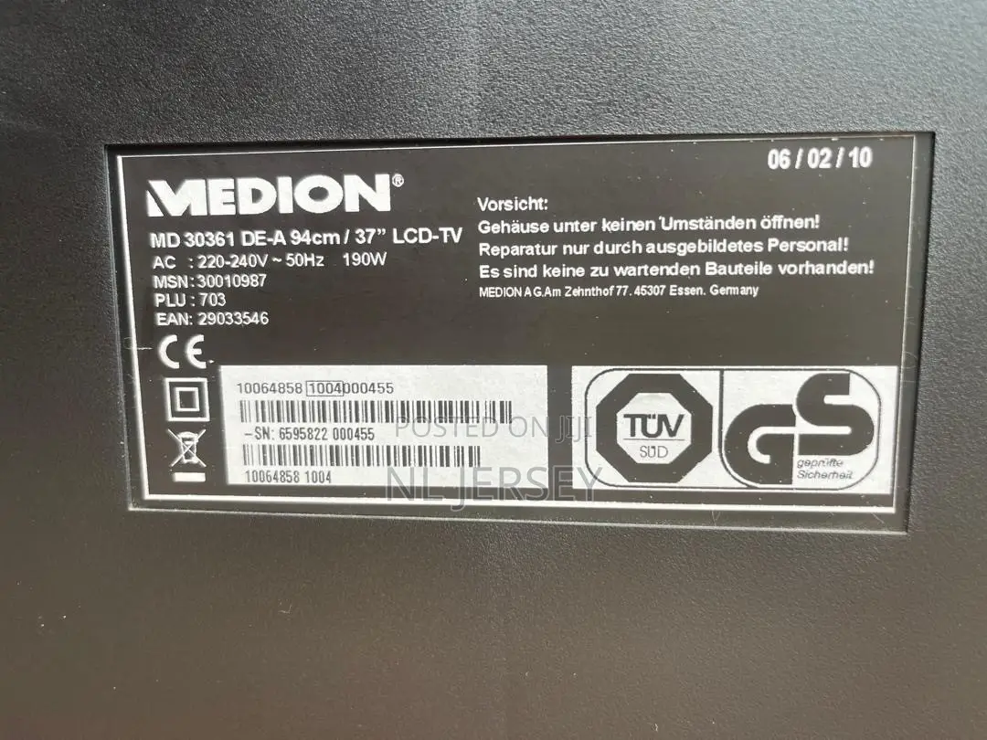 37inches Medion TV