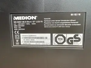 37inches Medion TV