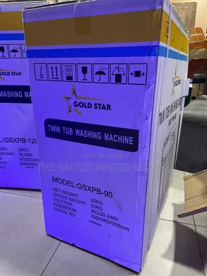 Gold Star GSXPB-90 Twin Tub 20KG Top Load Washing Machine