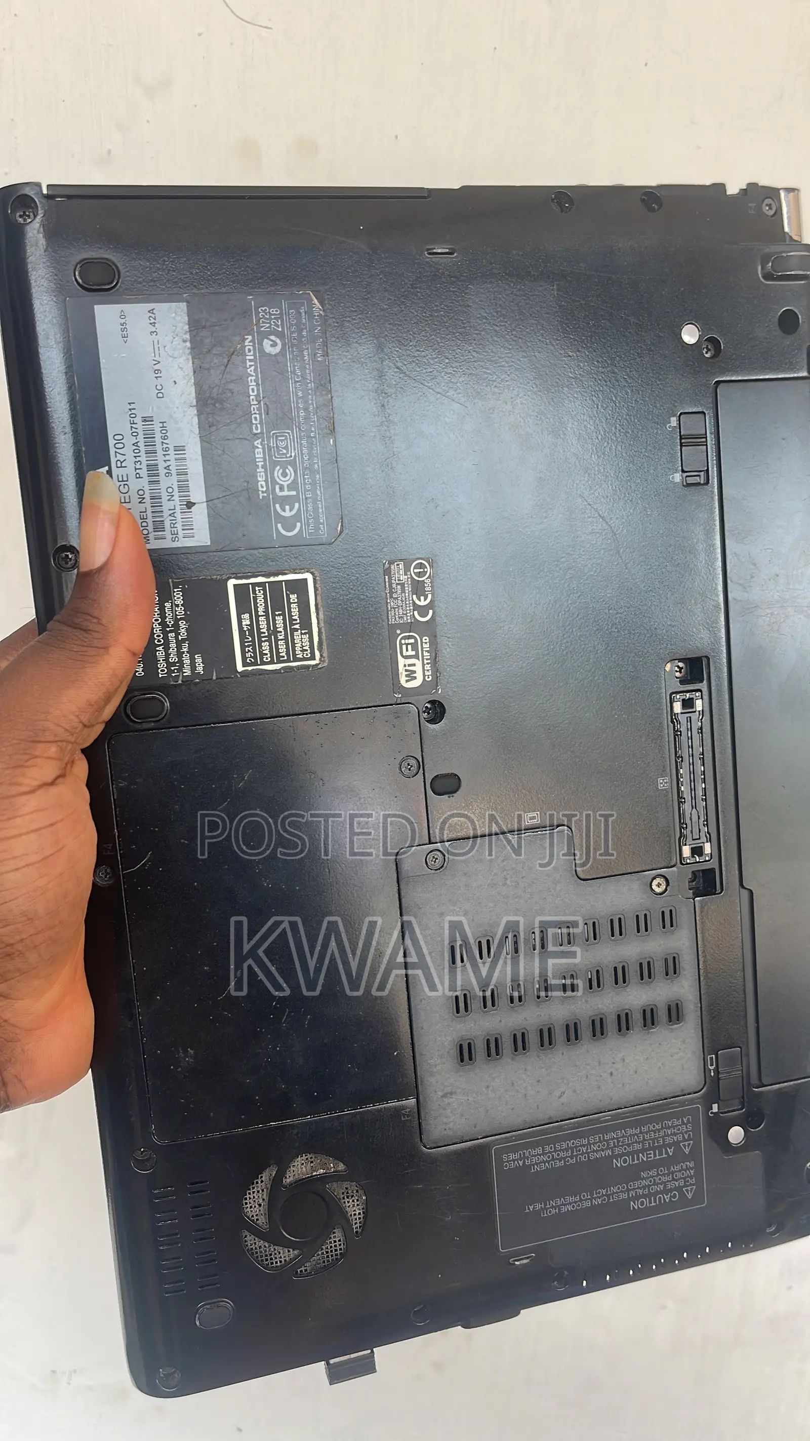 Laptop Toshiba Portege R700 4GB Intel Core i3 HDD 500GB