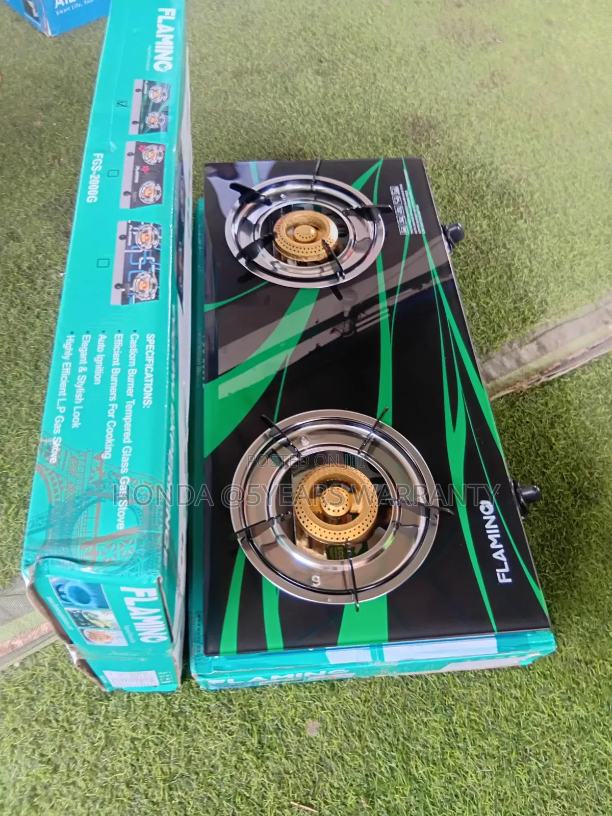 FLAMINO Cooker – Strong Burners Quality Build