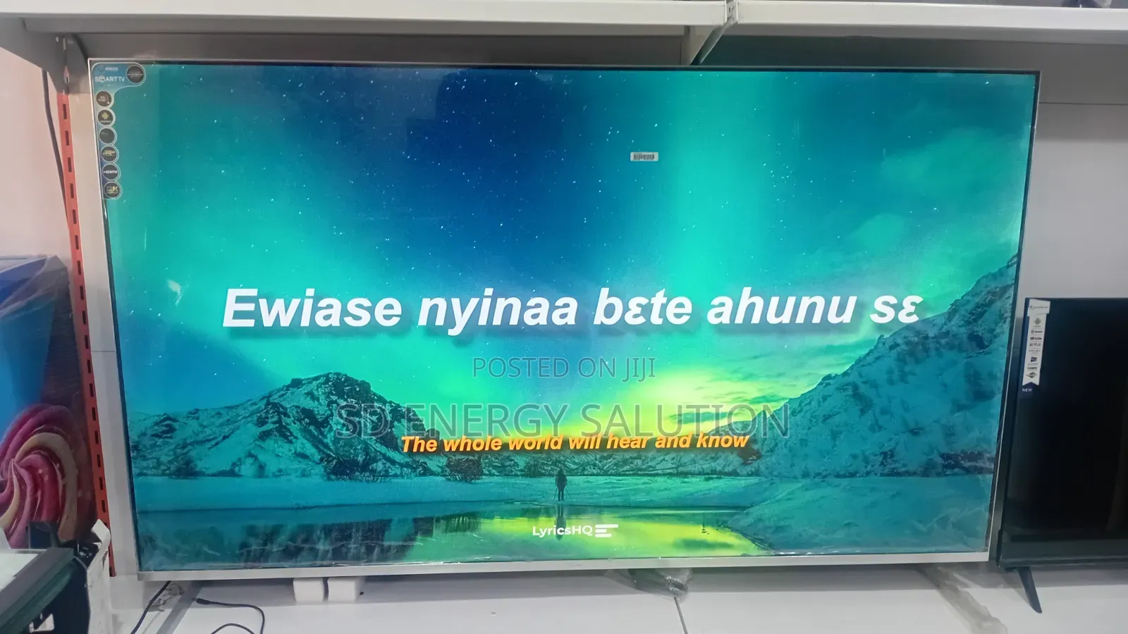 Entertainment
Green 75" Smart TV – Bring Cinema Home
