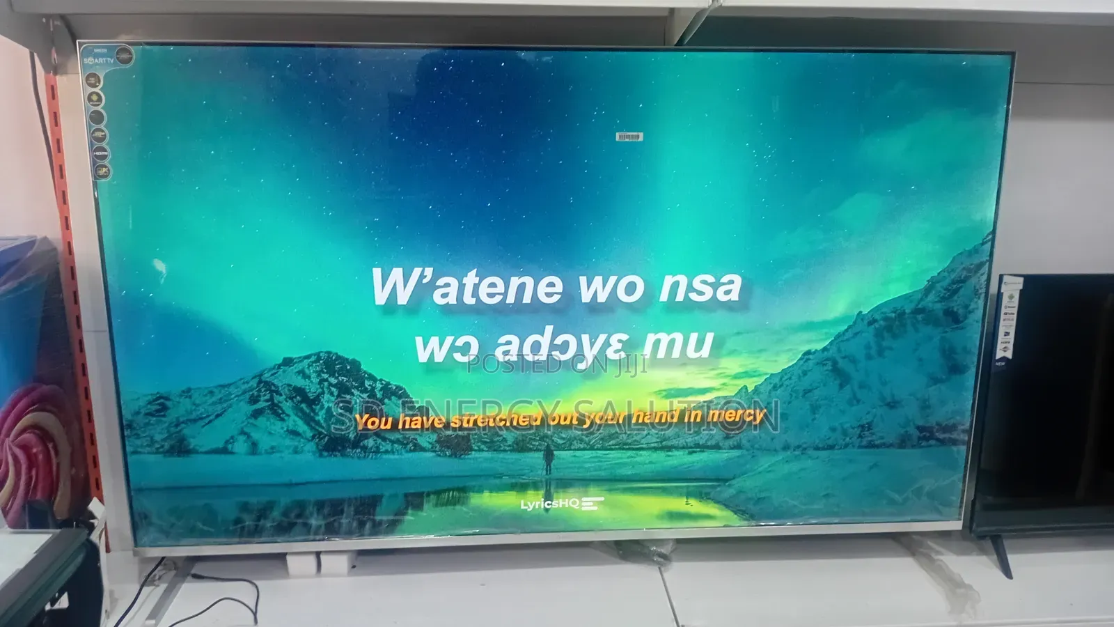 Entertainment
Green 75" Smart TV – Bring Cinema Home
