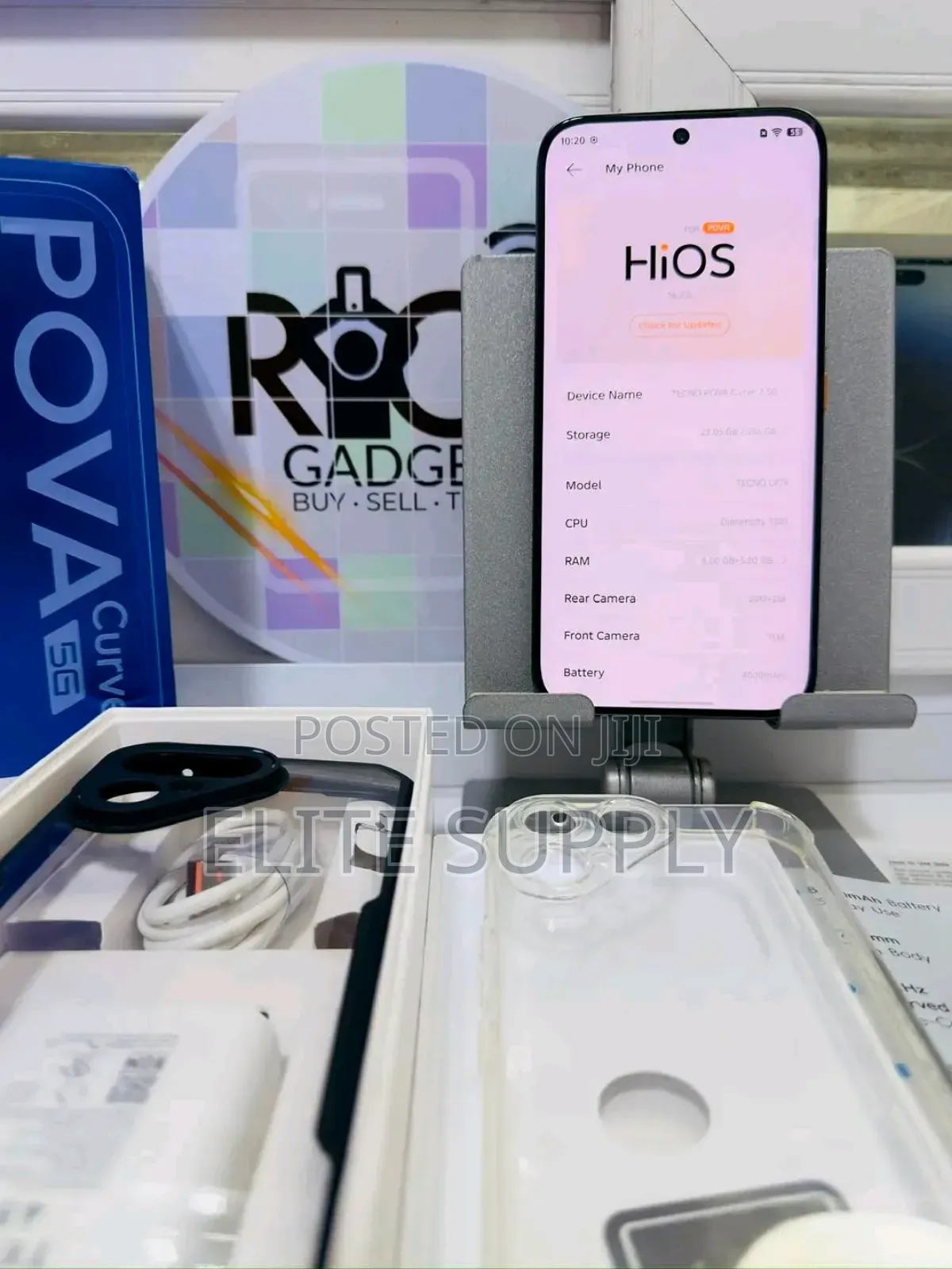New Tecno Pova Curve 2 5G 256 GB Silver