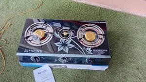 Ailyons 3in1 Glass Top Stove – Sleek Auto Ignition Design 3 Gas Stove