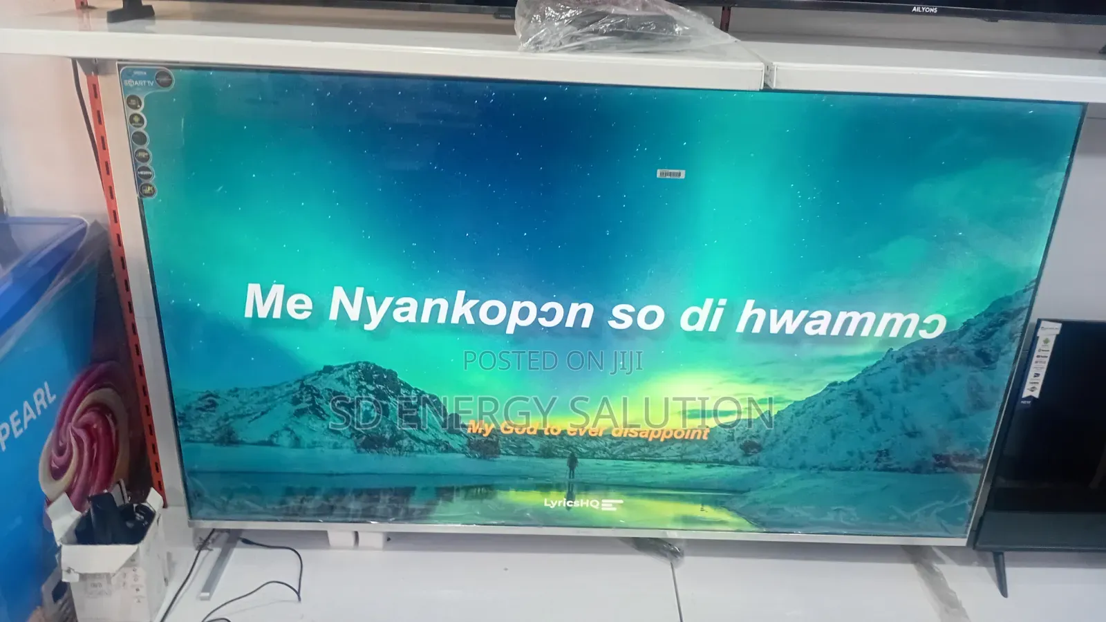 Green 75-Inch TV – Smart Viewing, Stunning Display