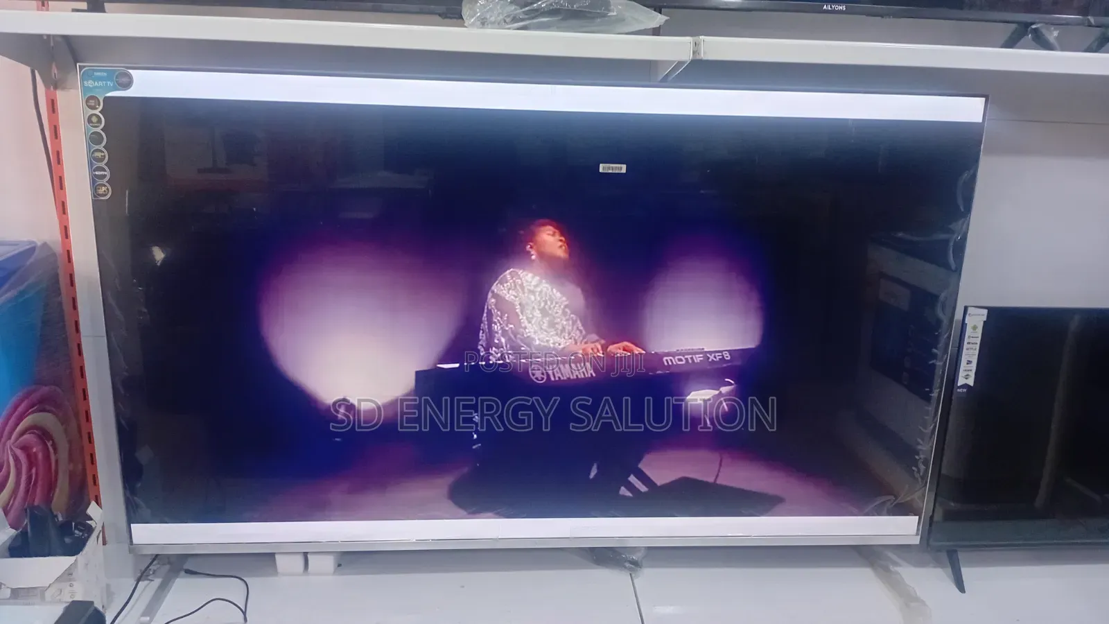 Green 75" Smart Television – Your Home Cinema
