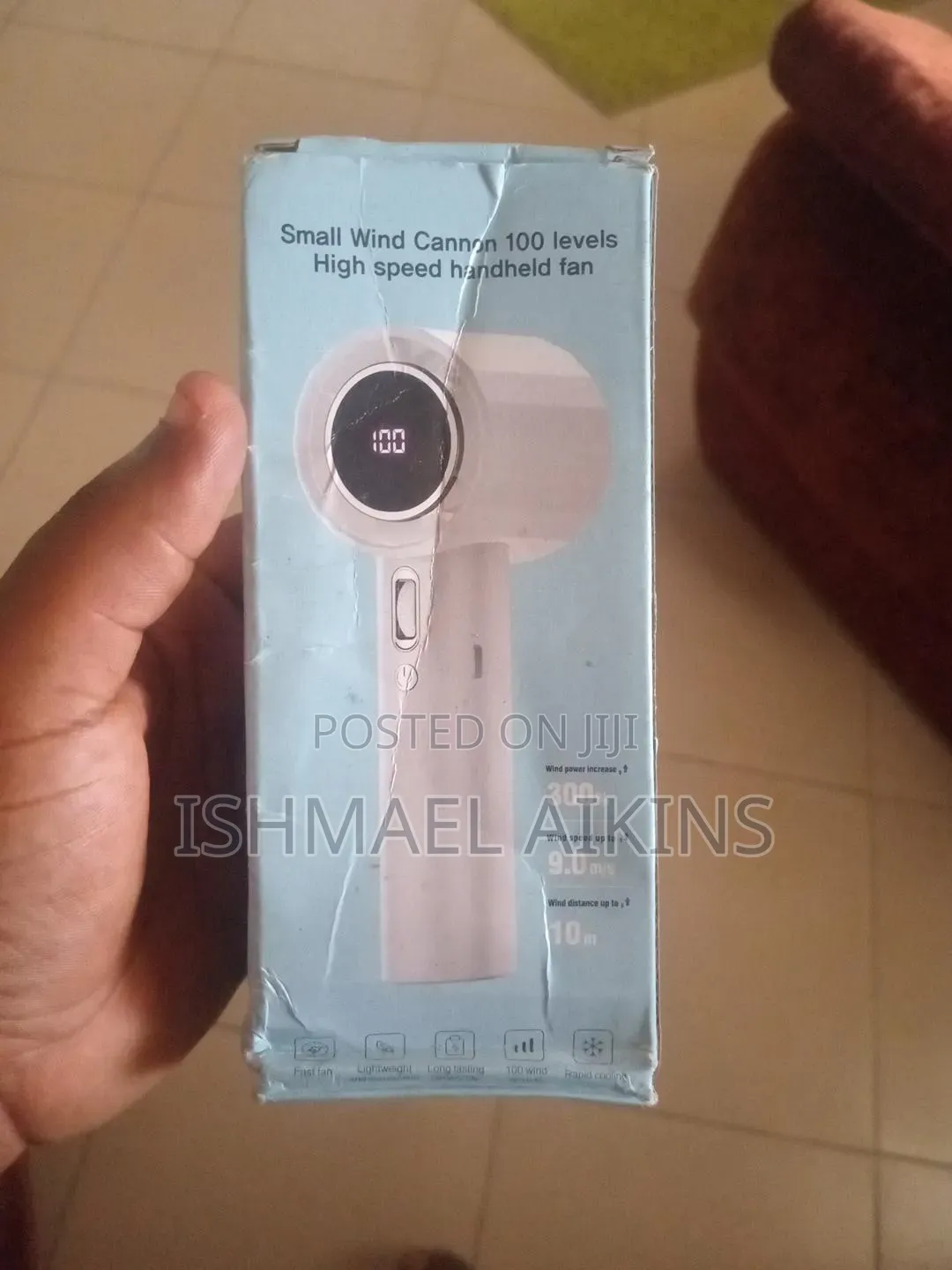 Mini Wind Cannon Handheld Fan