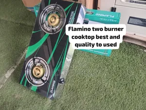 Flamino 2 Burner Gas Cooker – Elegant Design, Strong Long Lasting