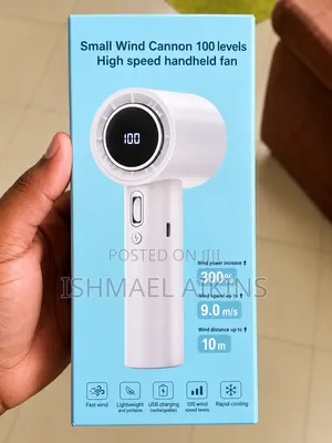 Mini Wind Cannon Handheld Fan