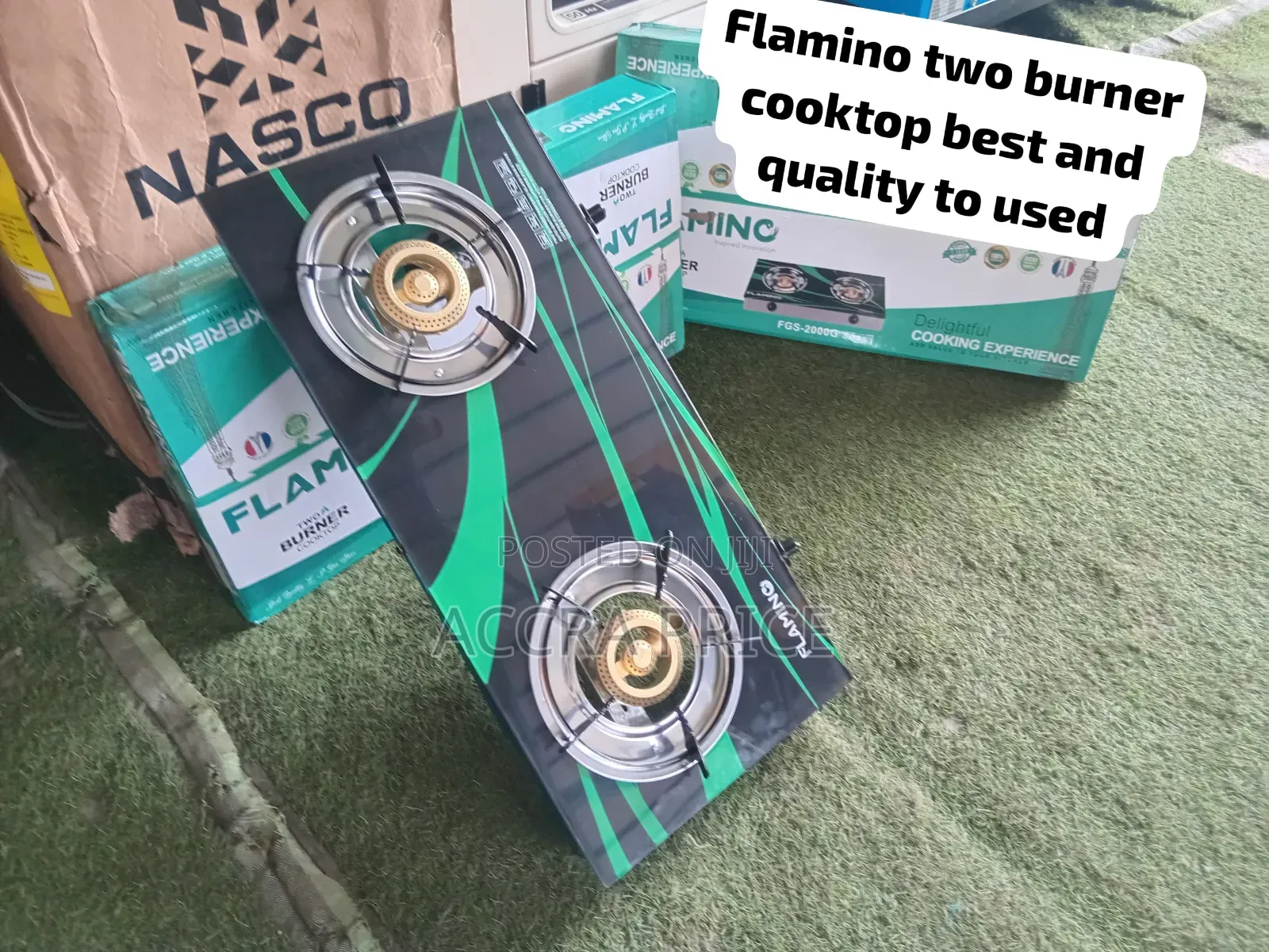 Affordable 2 Burner Flamino Gas Stove Perfect Kitchen Cooking Solution