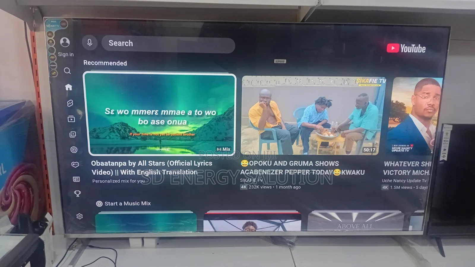 Green 75 Inches Smart TV – Clear Picture, Big Experience