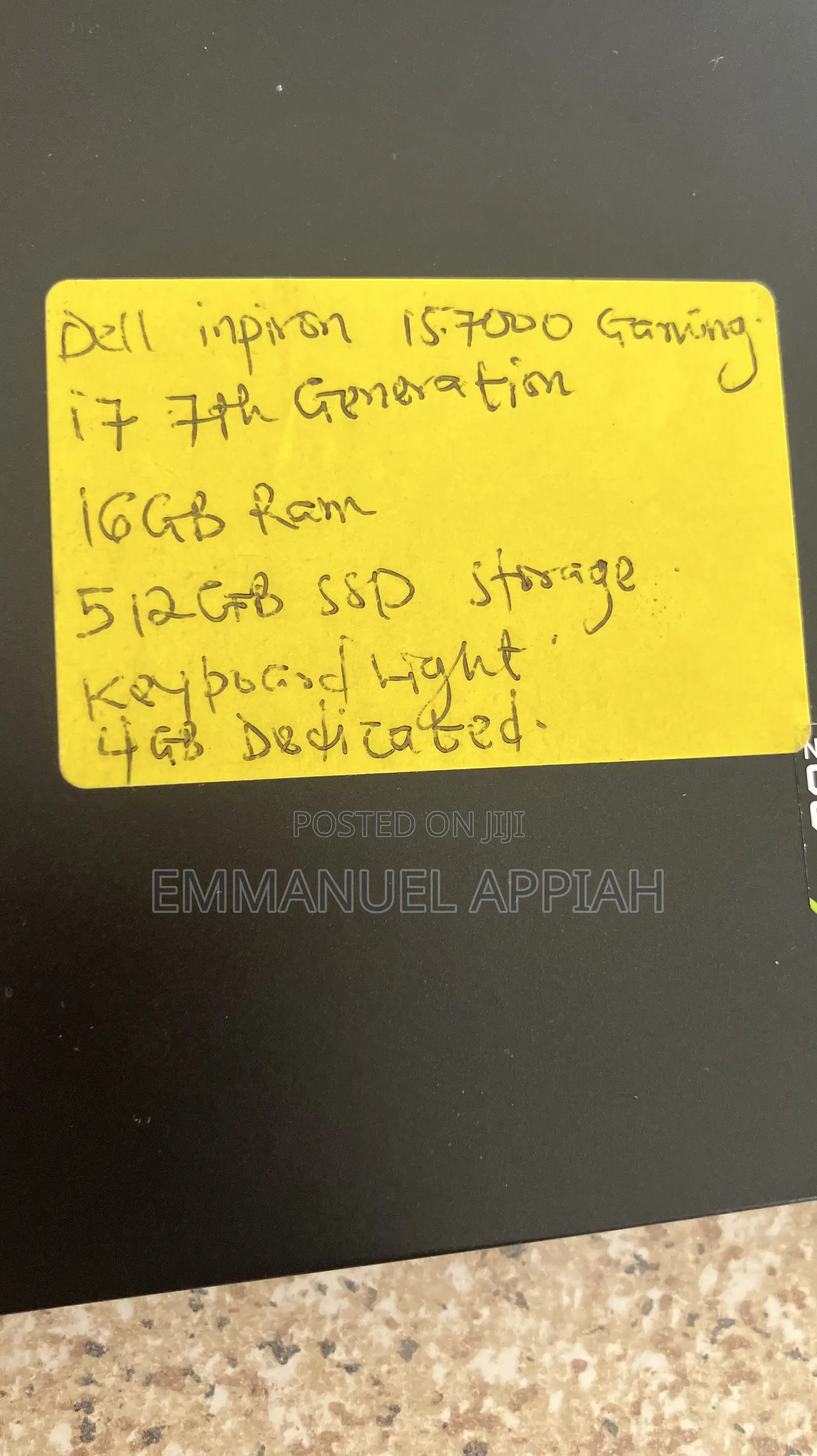 Laptop Dell Inspiron 15 16GB Intel Core i7 SSD 512GB