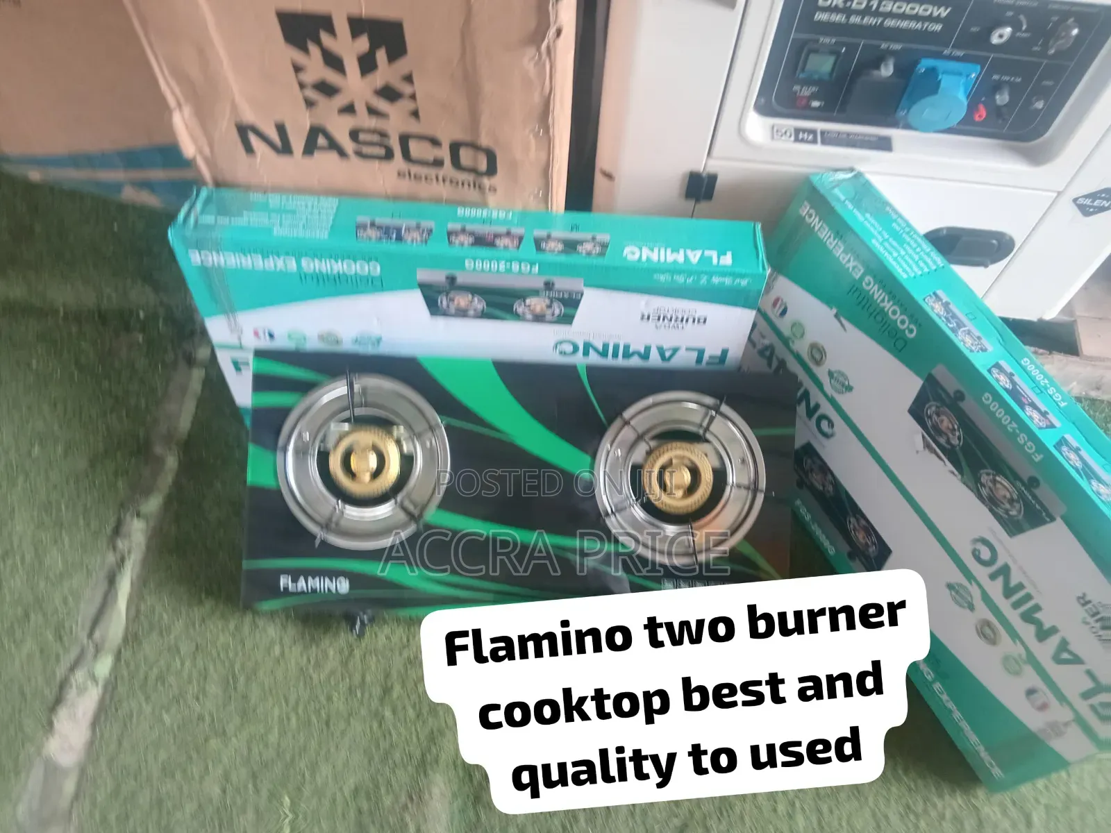 Flamino Premium Double Burner Stove – Stylish, Strong Affordable
