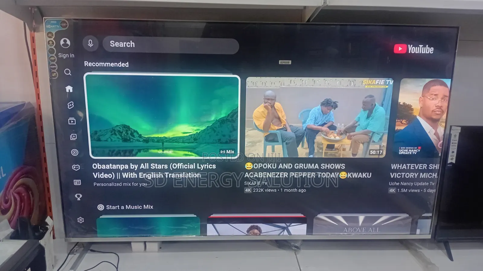 Green TV 75" Smart – Premium Big-Screen Entertainment