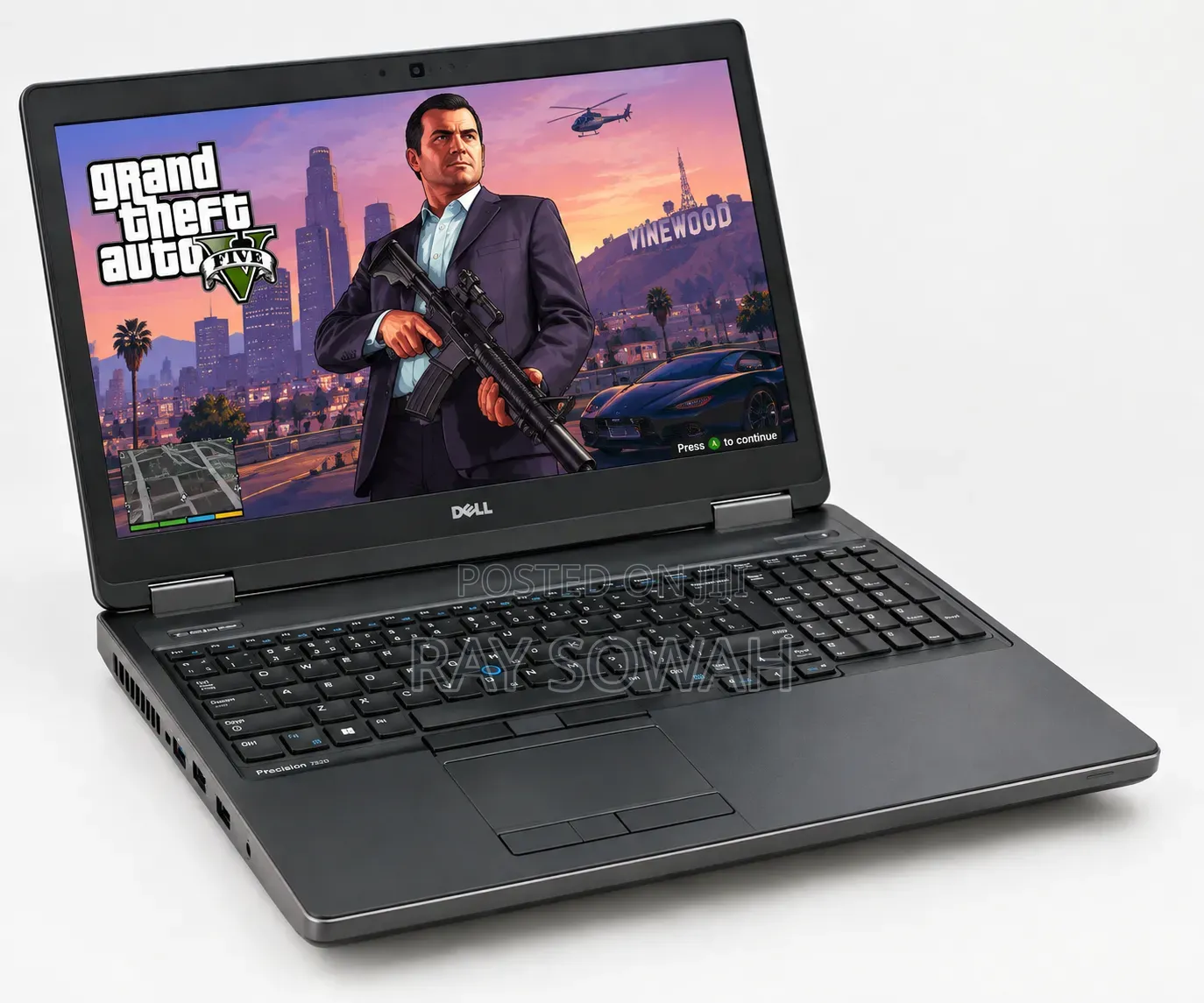 Laptop Dell Precision 7520 16GB Intel Core i7 HDD+SSD 640GB