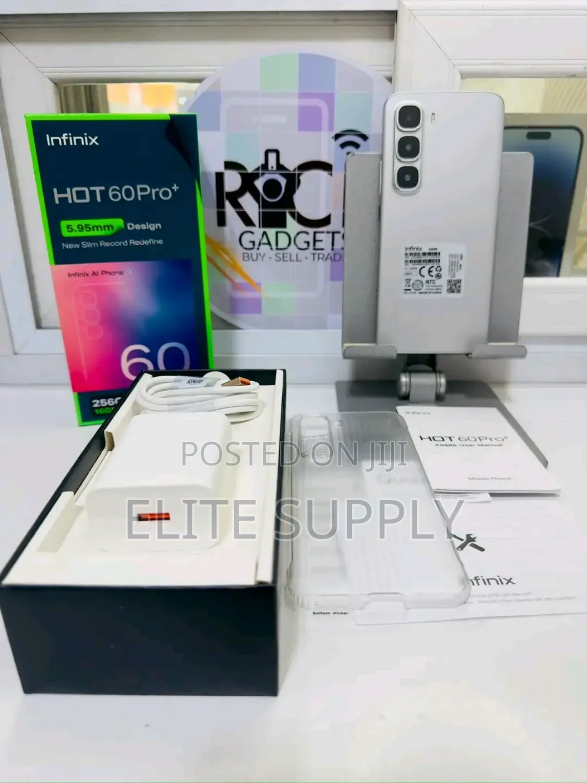 New Infinix Hot 60 Pro+ 256 GB Silver