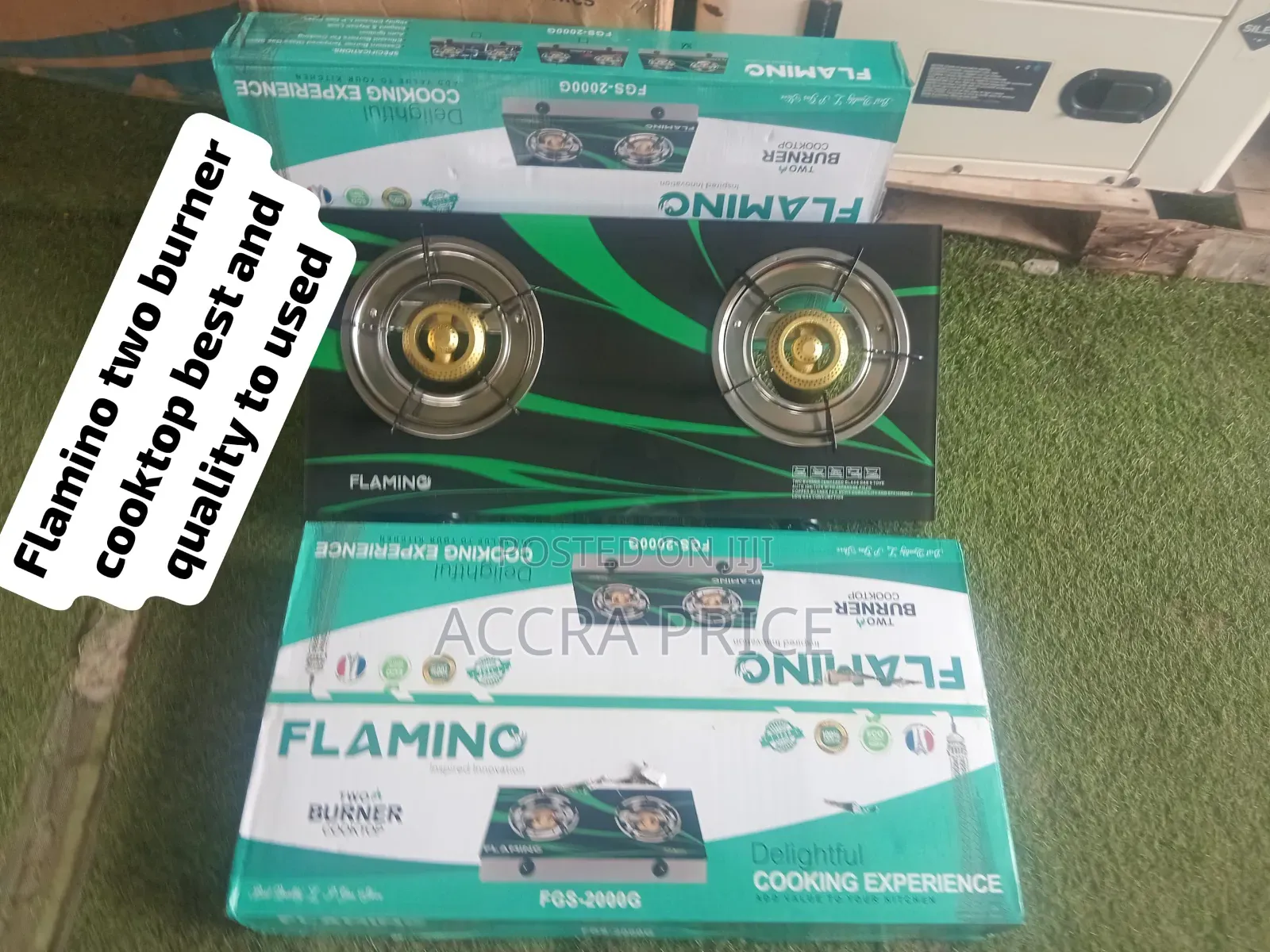 Flamino Double Burner Gas Stove – Neat Design Powerful Cooking