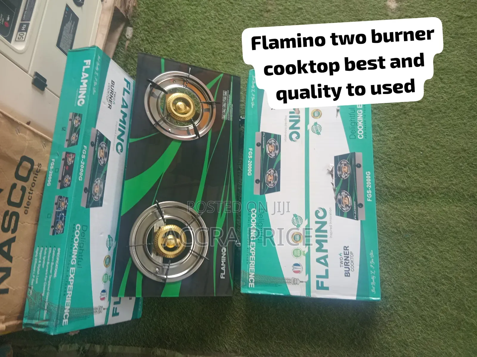 Flamino Double Burner Gas Stove – Neat Design Powerful Cooking