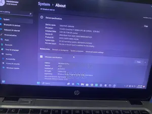 Laptop HP ZBook Power G9 i7 8GB Intel Core i7 SSD 256GB
