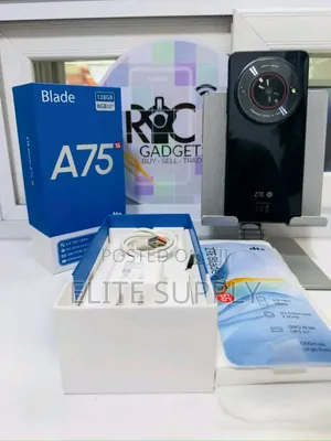 New ZTE Blade A75 128 GB Black