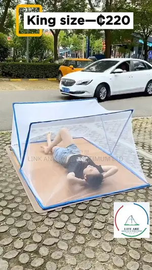 Foldable Pop-Up Mosquito Net – King Queen Size | Sleep Mosquito-Free
