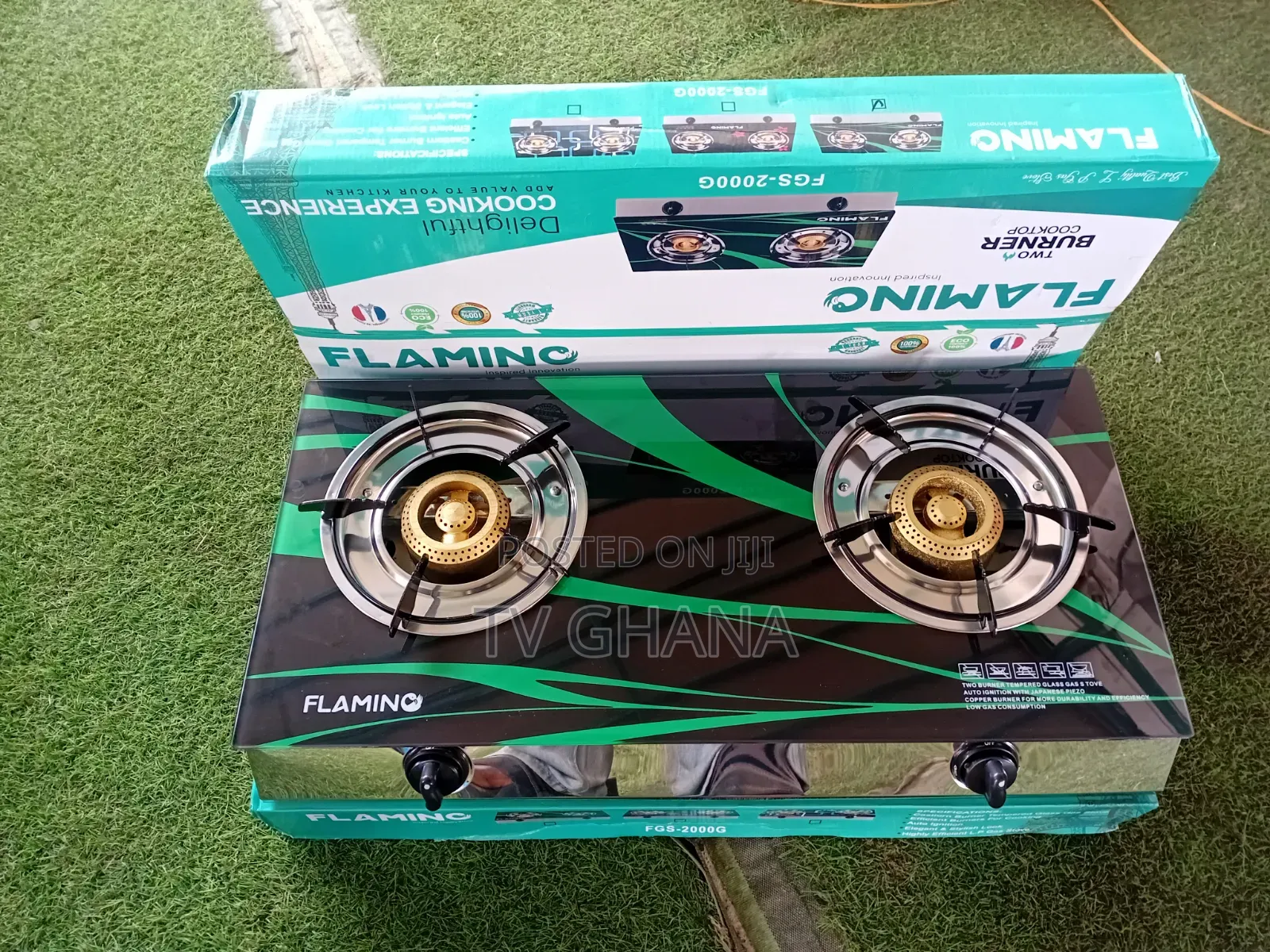 FLAMINO FGS_2000 2-Burner Gas Stove – Premium Kitchen Appliance