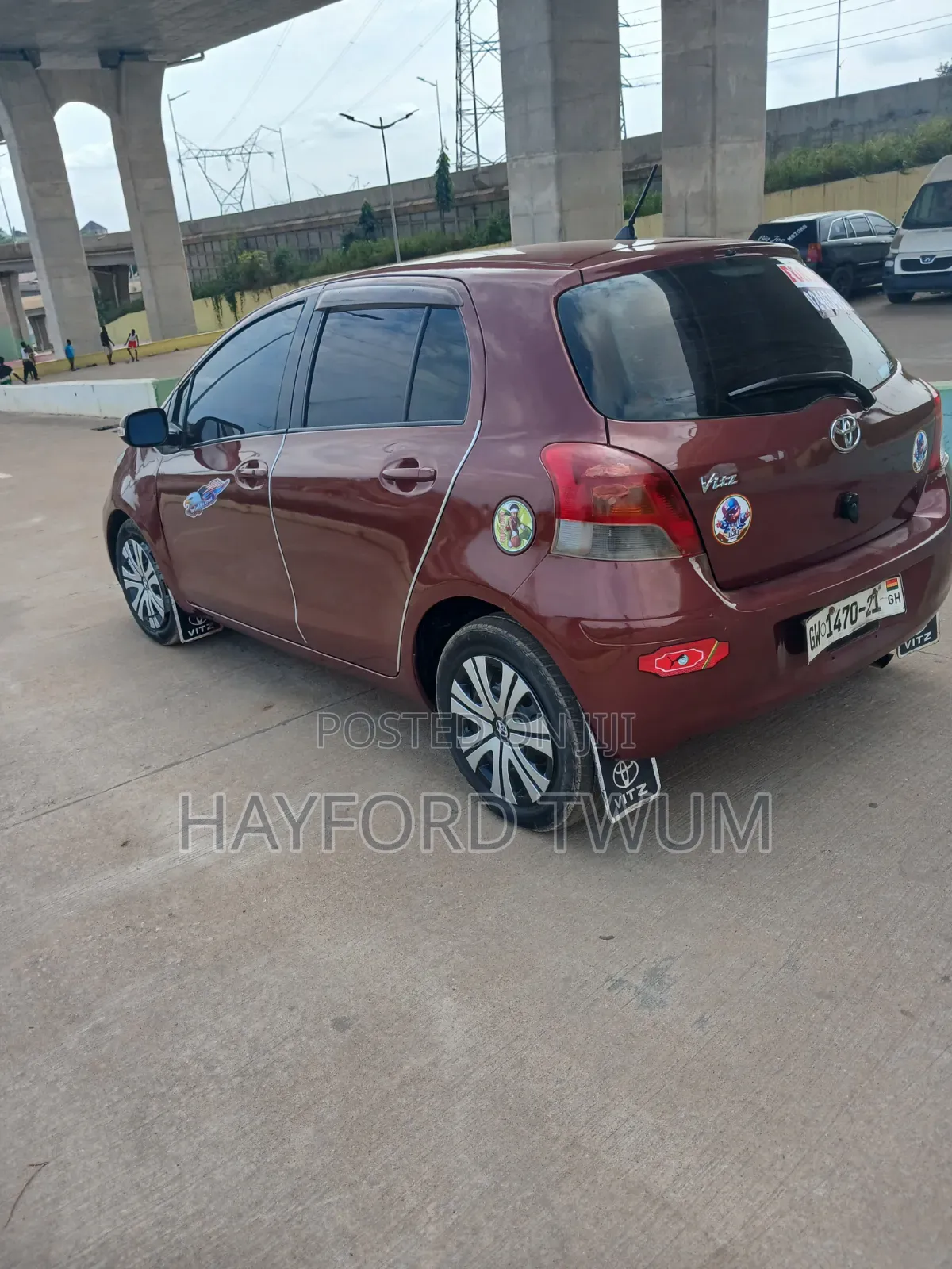 Toyota Vitz 2010 Brown