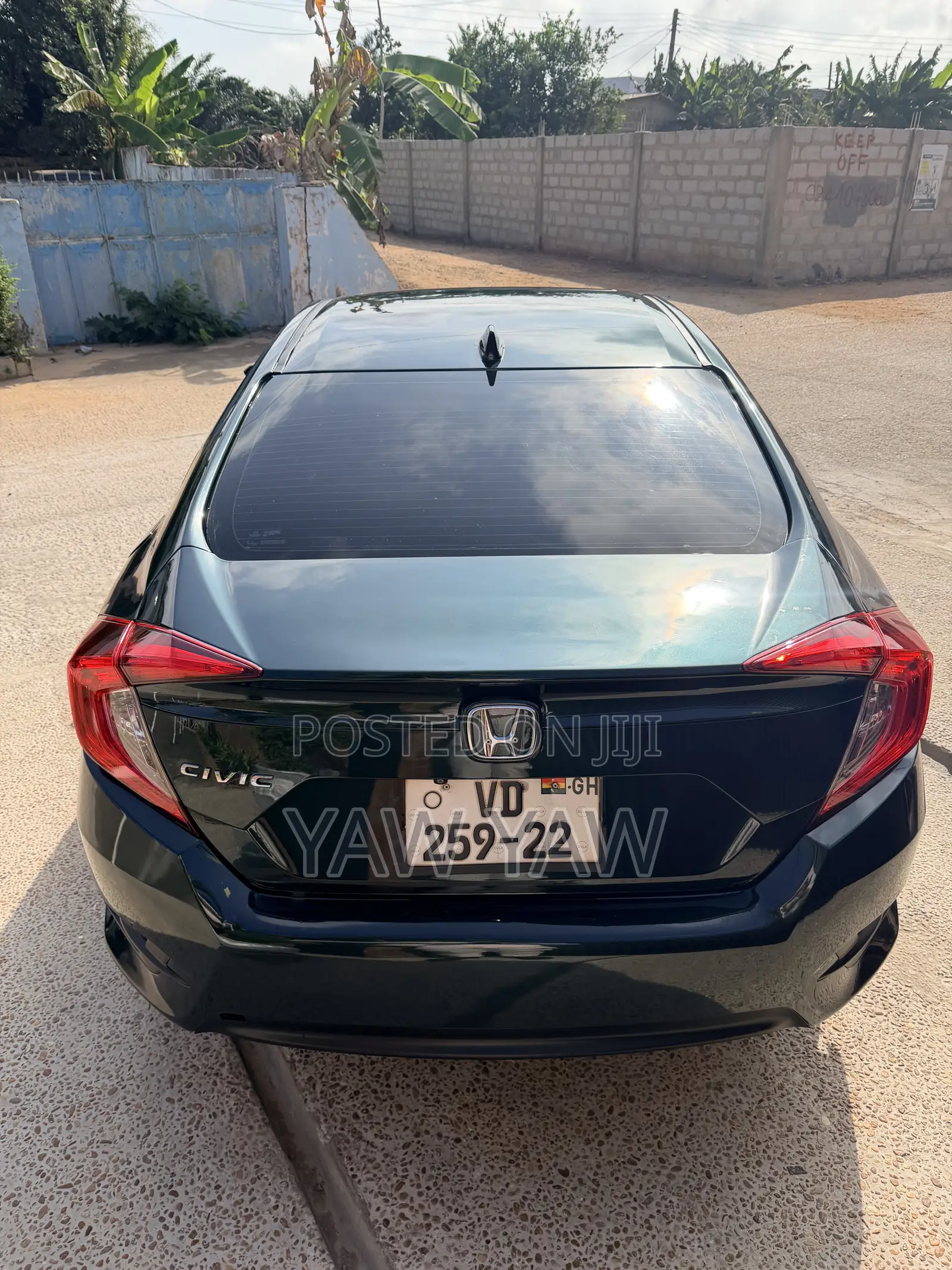 Honda Civic EX Sedan 2018 Green