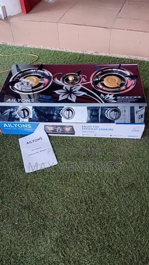 Ailyons 3in1 Table Top Gas Stove – Elegant Kitchen Upgrade 3 Gas Stove