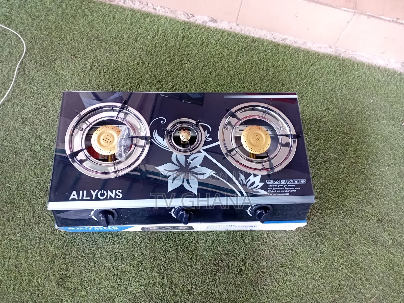 Ailyons 2 Gas Burner Cooker – Premium Kitchen Stove for Fast Easy